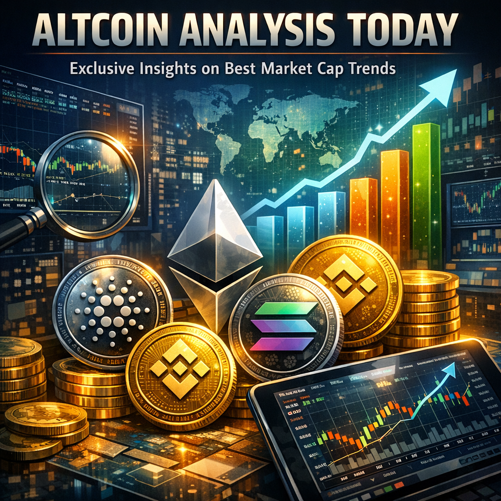 Illustration of Altcoin Analysis Today: Exclusive Insights on Best Market Cap Trends