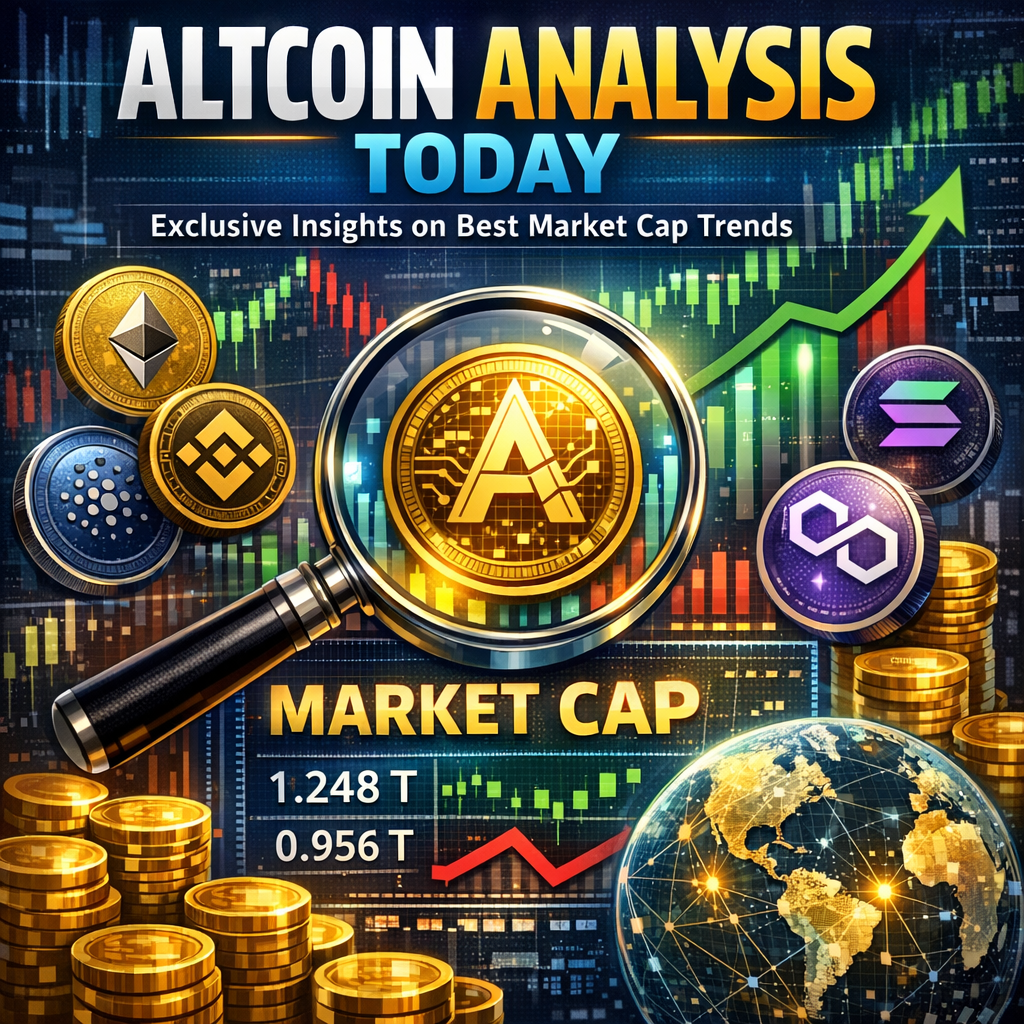 Illustration of Altcoin Analysis Today: Exclusive Insights on Best Market Cap Trends