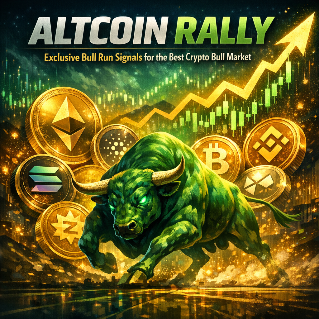 Illustration of Altcoin Rally: Exclusive Bull Run Signals for the Best Crypto Bull Market