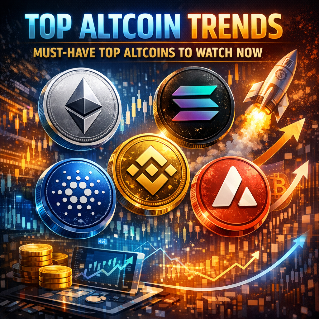 Illustration of Top Altcoin Trends: Must-Have Top Altcoins to Watch Now