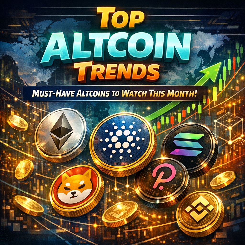 altcoin trends illustration for Top Altcoins Trends: Must-Have Altcoins to Watch This Month