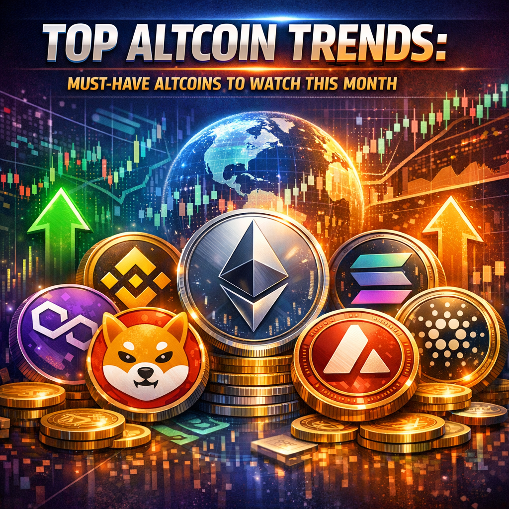 altcoin trends illustration for Top Altcoins Trends: Must-Have Altcoins to Watch This Month