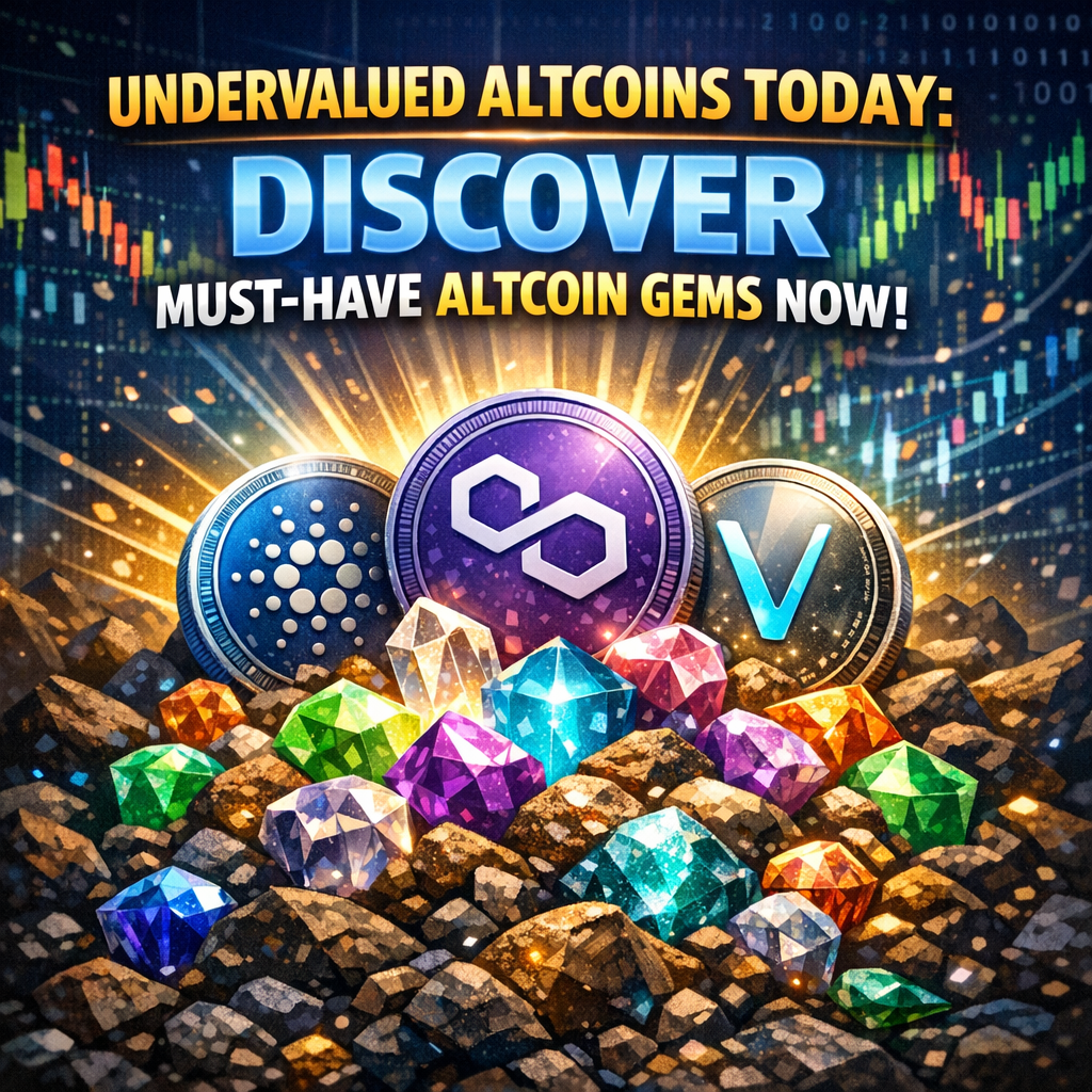 Illustration of Undervalued Altcoins Today: Discover Must-Have Altcoin Gems Now