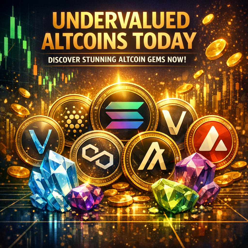 Illustration of Undervalued Altcoins Today: Discover Stunning Altcoin Gems Now