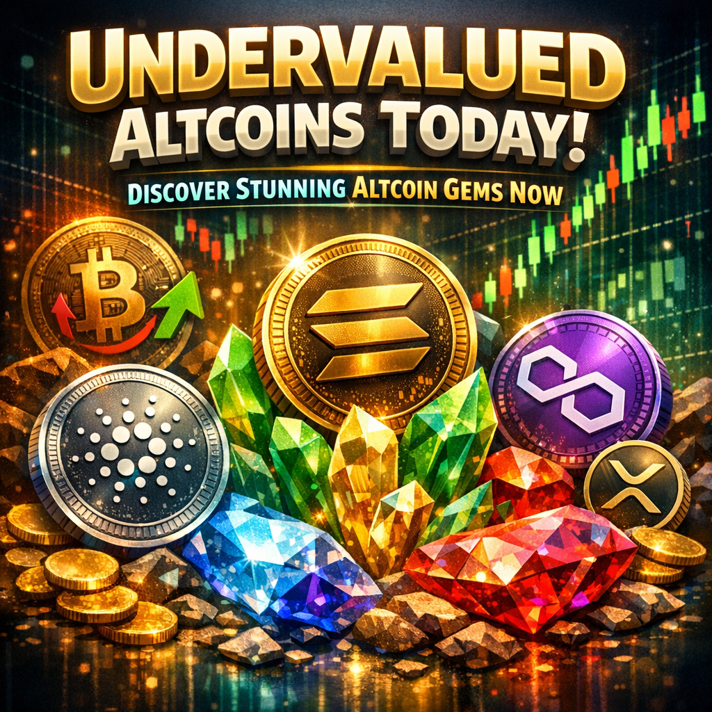 Illustration of Undervalued Altcoins Today: Discover Stunning Altcoin Gems Now